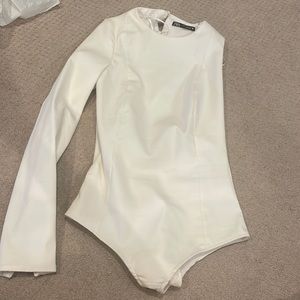 Zara bodysuit one shoulder